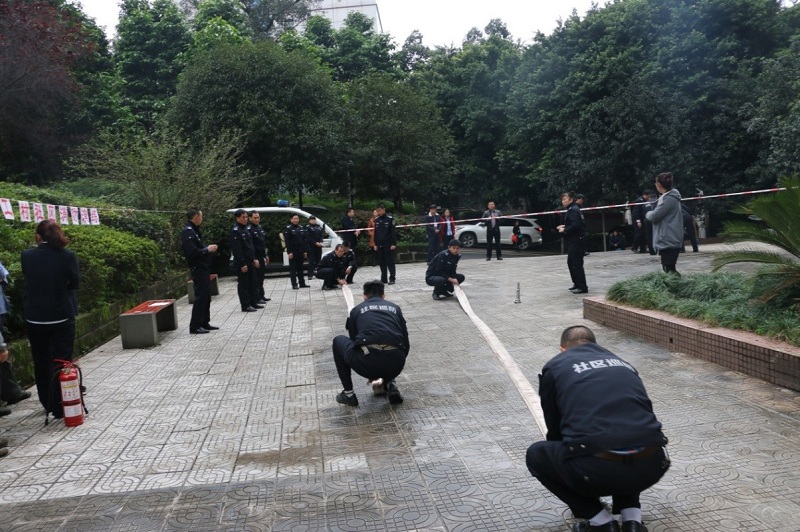 重庆大学建工村社区开展消防演练-平安重大网