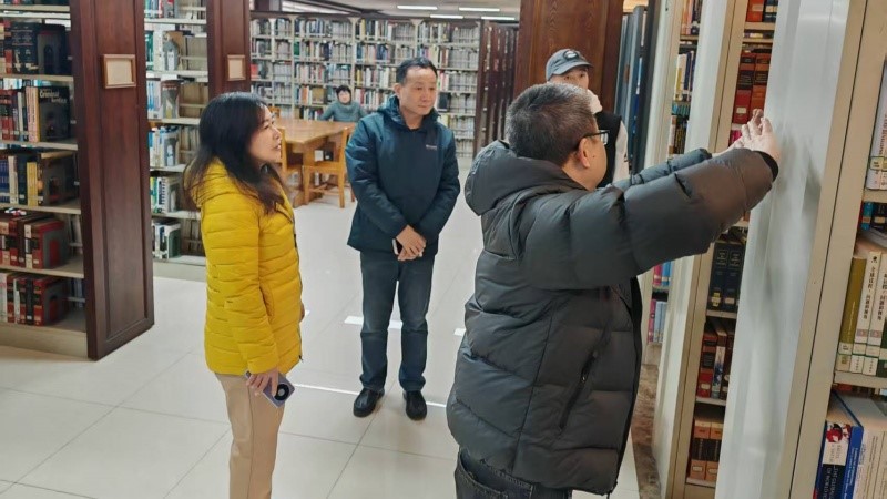 图书馆开展元旦节前安全大检查，筑牢校园文化阵地安全防线